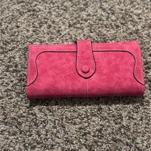 Pink soft leather Wallet